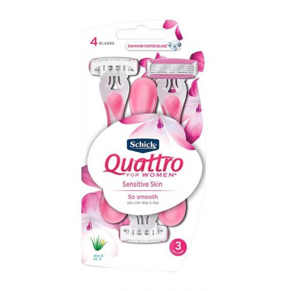Schick Quattro For Women Disposable Razor 3 Pack