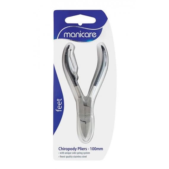 Manicare Chiropody Pliers 100mm with Side Spring for nail care at Pharmacy Direct