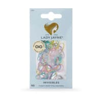 Lady Jayne Pastel Snagless Small Elastomer Elastics Assorted 50 Pack