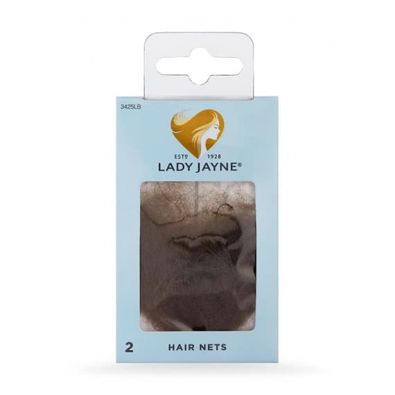 Lady Jayne Light Brown Hair Nets 2 Pack