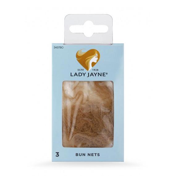 Lady Jayne Blonde Bun Nets 3 Pack