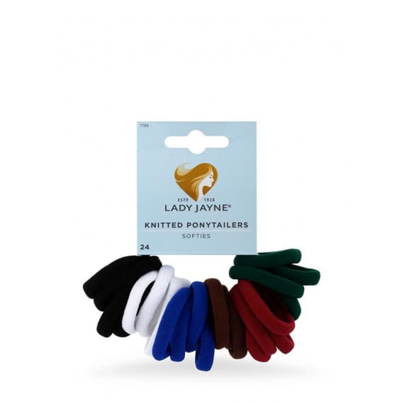 Lady Jayne School Soft Knitted Ponytailers 24 Pack available at Pharmacy Direct