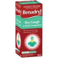 Benadryl PE Dry Cough and Nasal Congestion 200ml