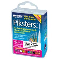 Piksters Size 2 White 40 Pack