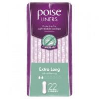 Poise Liners Extra Long 22 Pack