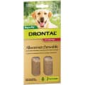 Drontal Dog Allwormer Chewable Large 35kg Dogs 2 Pack