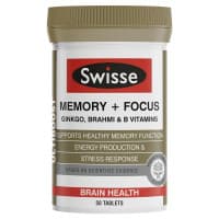 Swisse Ultiboost Memory + Focus 50 Tablets