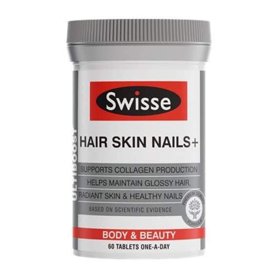 Swisse Ultiboost Hair Skin Nails+ 60 Tablets