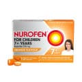 Nurofen For Children 7 Plus Orange 12 Chewable Capsules