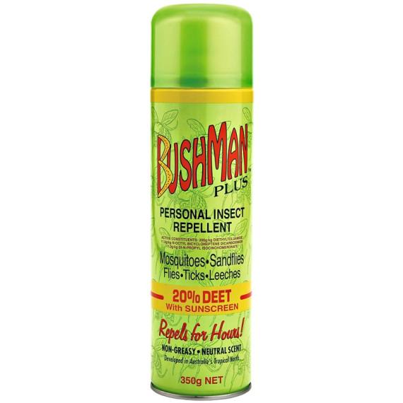 Bushman Aerosol 350g with Sunscreen for Sun Protection at Pharmacy Direct