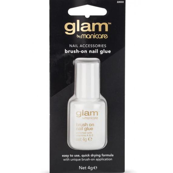Manicare Glam Brush-On Nail Glue 4g for strong nails at Pharmacy Direct