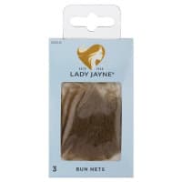 Lady Jayne Light Brown Bun Nets 3 Pack