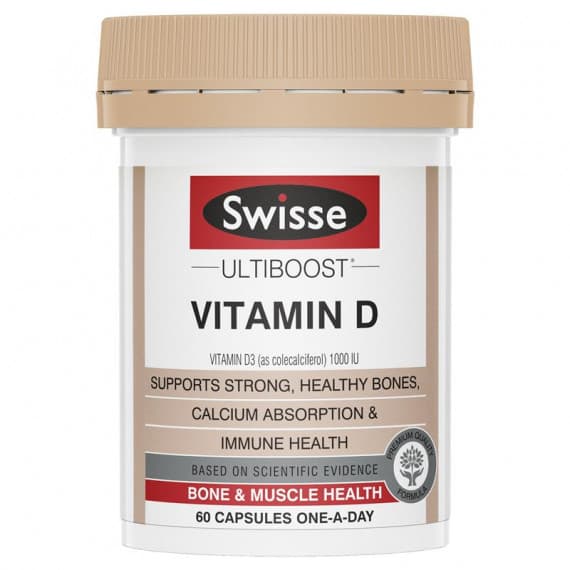 Swisse Ultiboost Vitamin D 60 Capsules