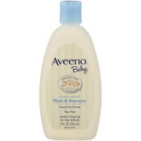 Aveeno Baby Wash & Shampoo Lightly Scented 236ml