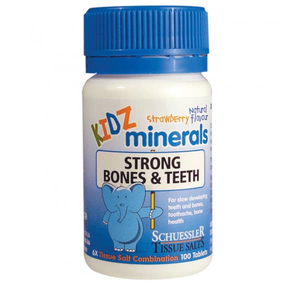 Schuessler Tissue Salts Kidz Minerals Strong Bones & Teeth 100 Tablets