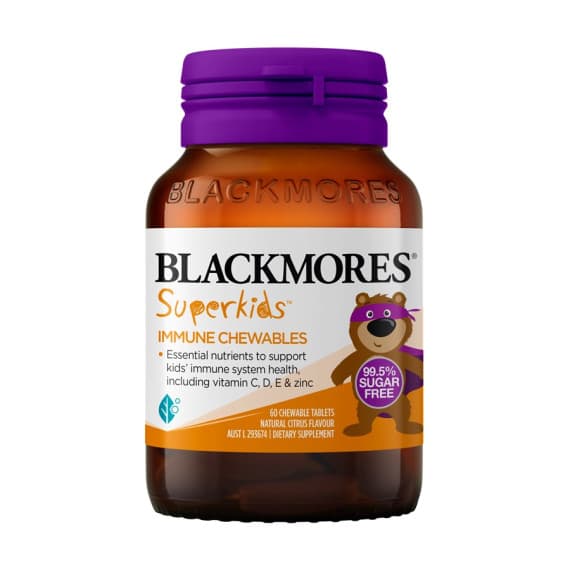 Blackmores Superkids Immune Chewables 60 Tablets for children's immunity at Pharmacy Direct
