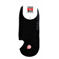 Sox & Lox Ladies Casual Thin Hidden Low Cut (3D Non-Slip Heel) Socks Black (Size 3 - 9)