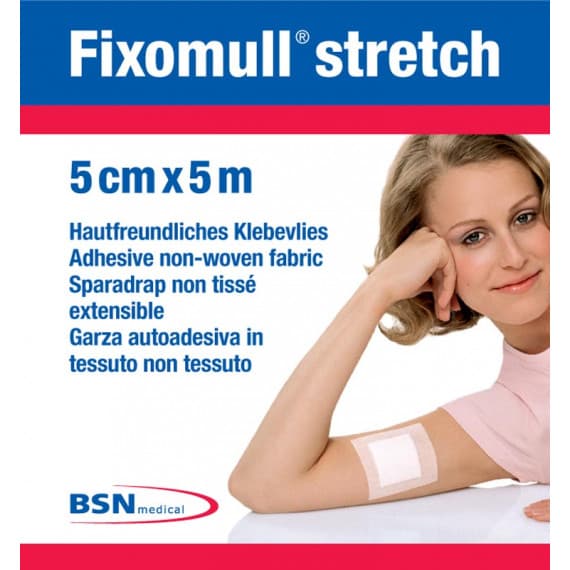 Fixomull Stretch 5cm x 5m secure wound dressing adhesive – Pharmacy Direct