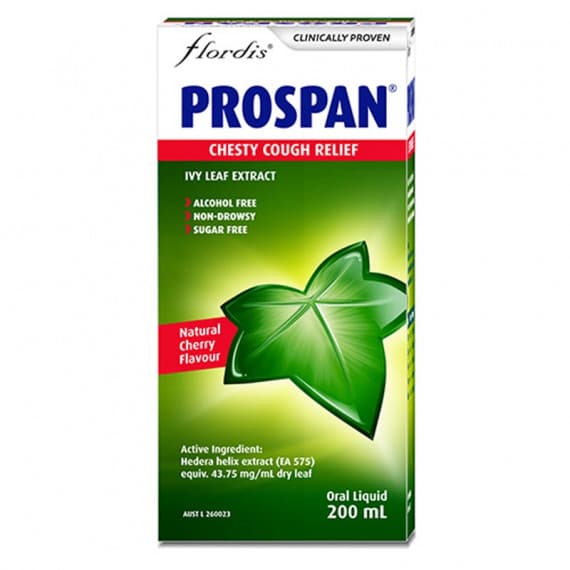 Prospan Chesty Cough Relief Syrup 200mL - Soothing natural cough relief at Pharmacy Direct