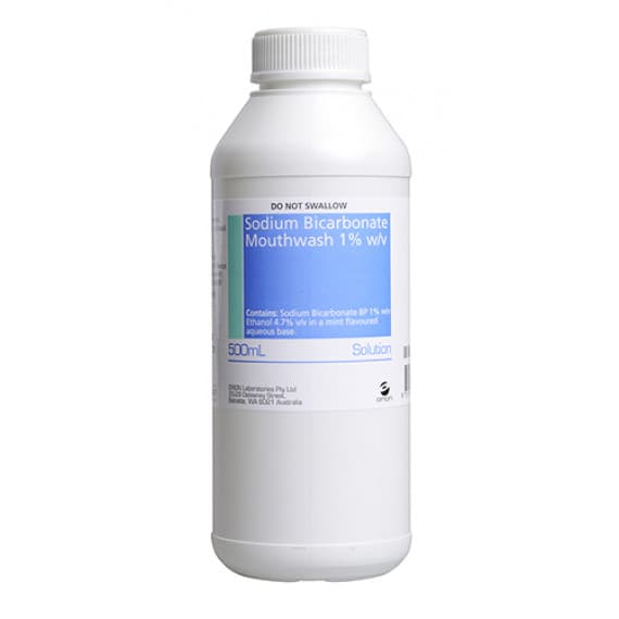 Sodium Bicarbonate Mouthwash 1 Percent 500ml