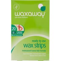 Waxaway Ready to Use Wax Strips 20 Pack