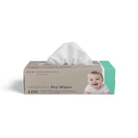 New Beginnings Bamboo Dry Wipes Soft Pack 100 Pcs