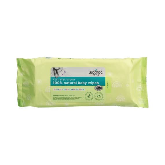 Wotnot Natural Baby Wipes gentle cleansing for baby care - Pharmacy Direct