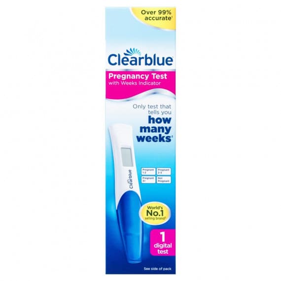 Clearblue Pregnancy Test With Weeks Indicator Digital Test 1 Test
