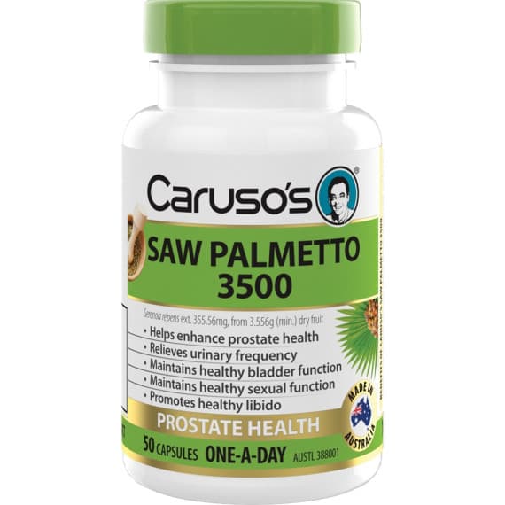 Carusos Saw Palmetto 50 Capsules