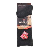 Sox  Lox Mens Business Diabetic Friendly Wool Socks Black Size 6  11