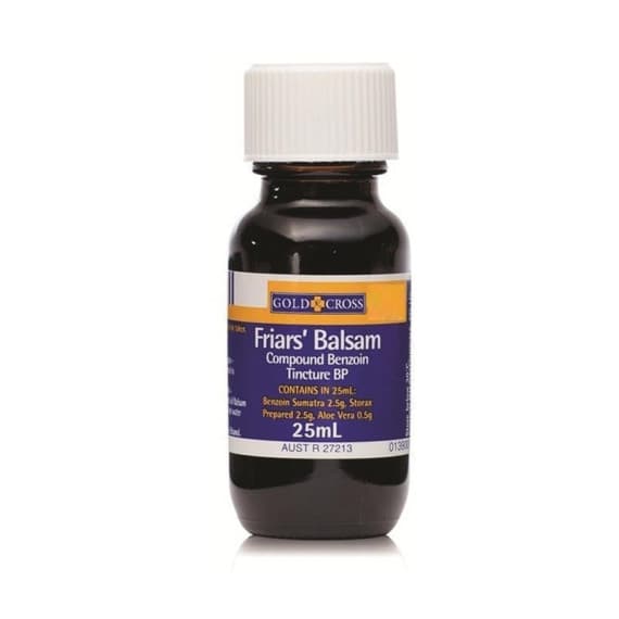 Gold Cross Friars Balsam 25ml natural cough relief – Pharmacy Direct