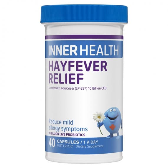 Inner Health Hayfever Relief 40 Capsules for allergy support - Pharmacy Direct