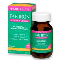 Fab Iron + Vitamin B Complex 60 Tablets