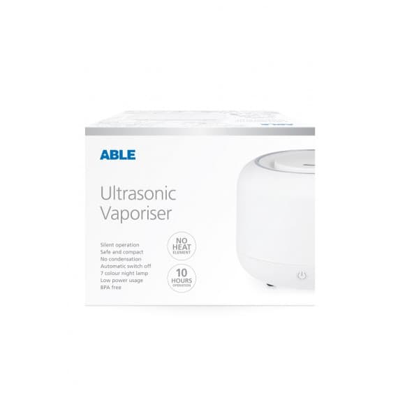 Able Ultrasonic Vaporiser for soothing dry air and relief – Pharmacy Direct