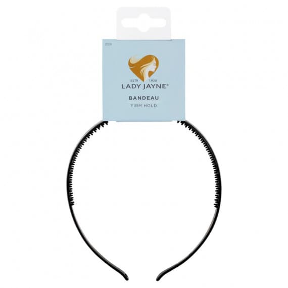 Lady Jayne Black Bandeau hair accessory comfort secure hold – Pharmacy Direct