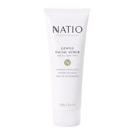 Natio Gentle Facial Scrub 100g exfoliating cleanser available at Pharmacy Direct