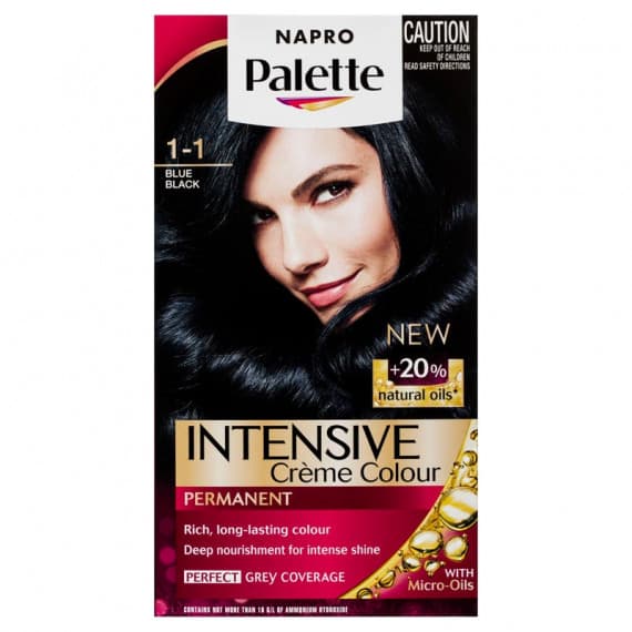 Napro Palette Blue Black Hair Colour 1.1 - Pharmacy Direct Australia