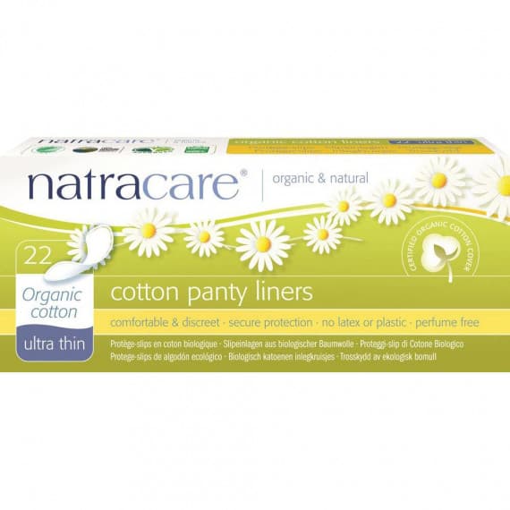 Natracare Ultra Thin Panty Liners 22 Pack - Natural Comfort at Pharmacy Direct