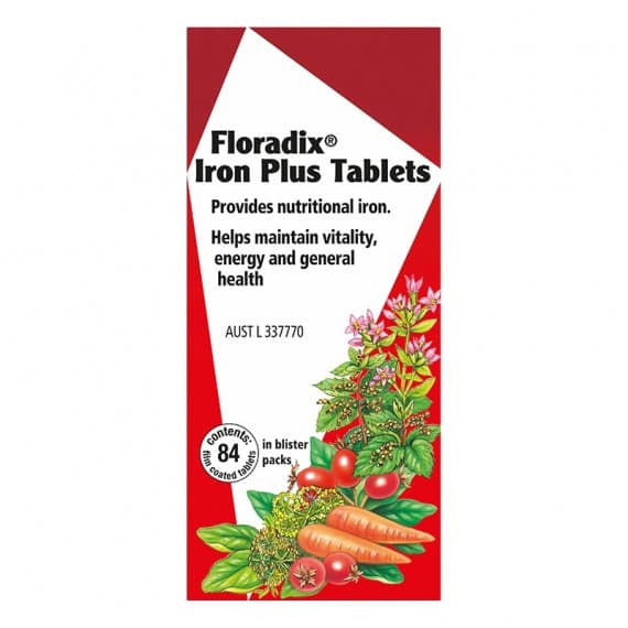 Floradix Iron Plus Tablets - Boost Energy & Blood Health | Pharmacy Direct