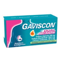 Gaviscon Dual Action Peppermint 32 Pack
