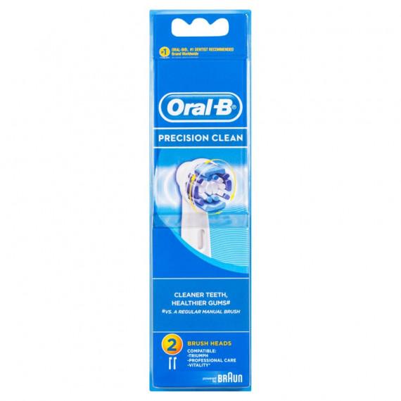Oral-B Precision Clean Brush Heads 2 Pack - Superior Tooth Cleaning | Pharmacy Direct