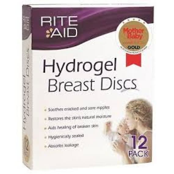 Rite Aid Hydrogel Breast Discs 12 Pack soothing and protection - Pharmacy Direct