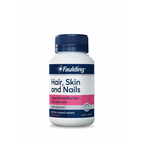 Faulding Hair Skin Nails 60 Tablets for healthy hair, skin & nails - Pharmacy Direct