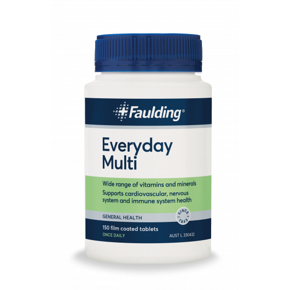 Buy Faulding Remedies Everyday Multi 150 Tablets Expiry Date 9/25 Online Pharmacy Direct AU