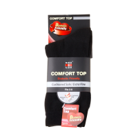 Sox and Lox Everyday Diabetic Friendly Fine Cushioned Socks Black Size 2 8