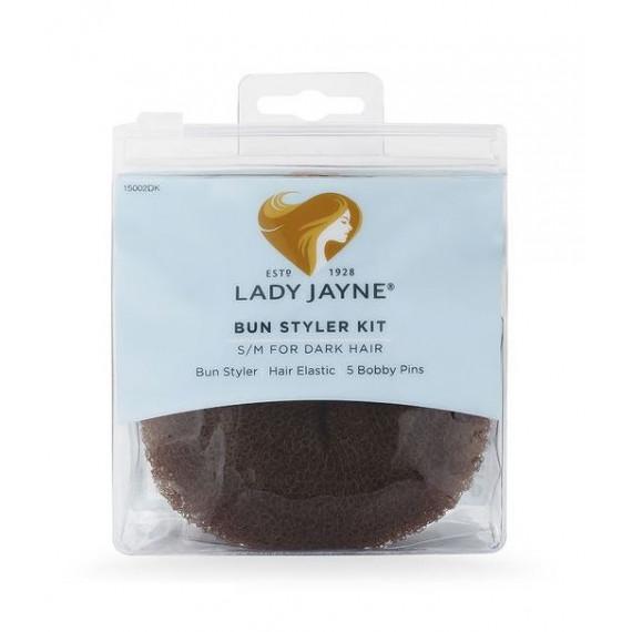 Lady Jayne Dark Bun Styler Kit Small/Medium - Easy Styling | Pharmacy Direct