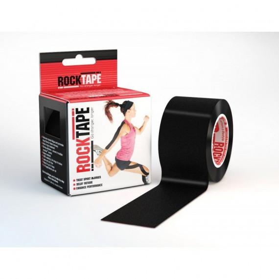 Rocktape 10cm x 5m Black kinesiology muscle support tape – Pharmacy Direct