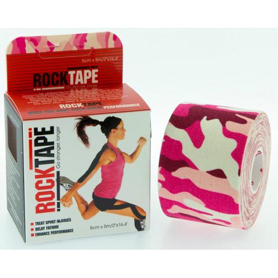 Rocktape Camo Pink 5m strong adhesive muscle support – Pharmacy Direct