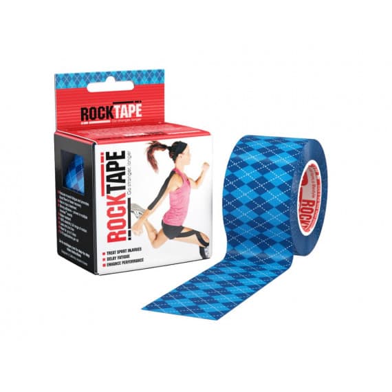 Rocktape Blue Argyle kinesiology tape 5cm x 5m – Pharmacy Direct