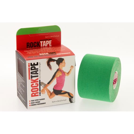 Rocktape 5cm x 5m green kinesiology tape muscle support – Pharmacy Direct